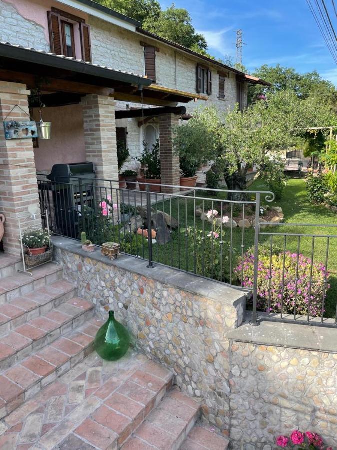 B&B Il Poggetto Serra Sant'Abbondio ภายนอก รูปภาพ