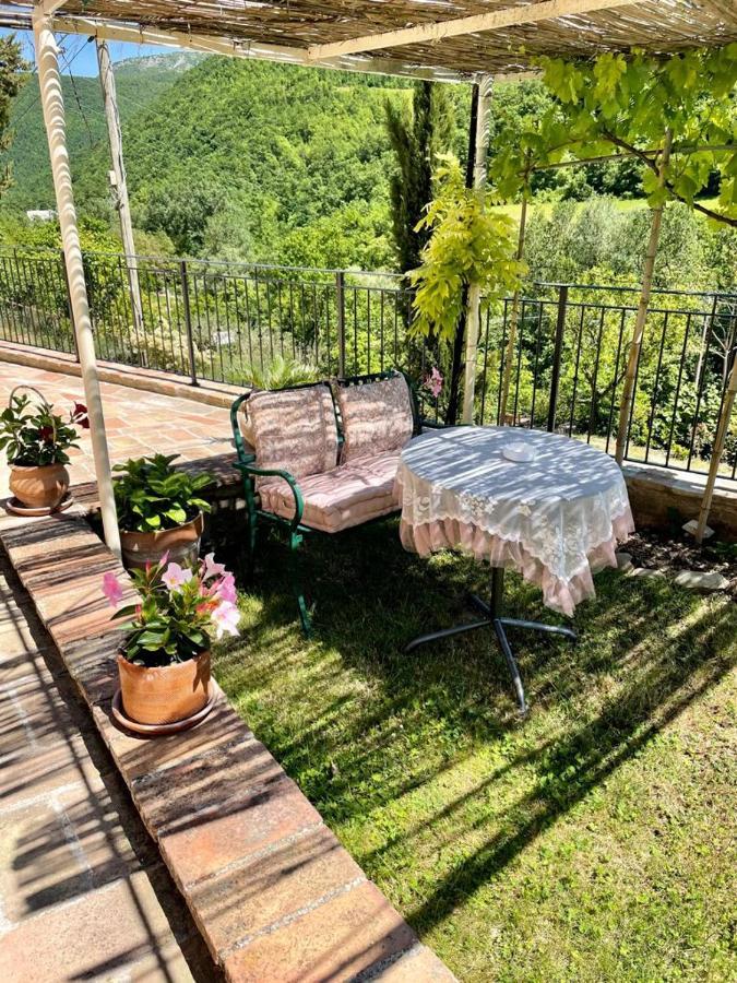 B&B Il Poggetto Serra Sant'Abbondio ภายนอก รูปภาพ