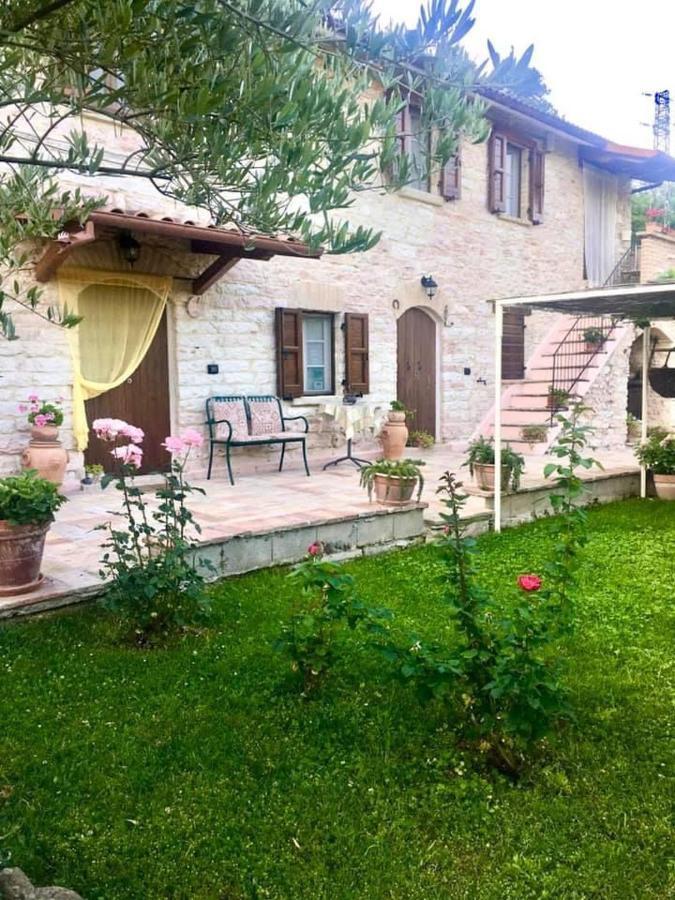 B&B Il Poggetto Serra Sant'Abbondio ภายนอก รูปภาพ