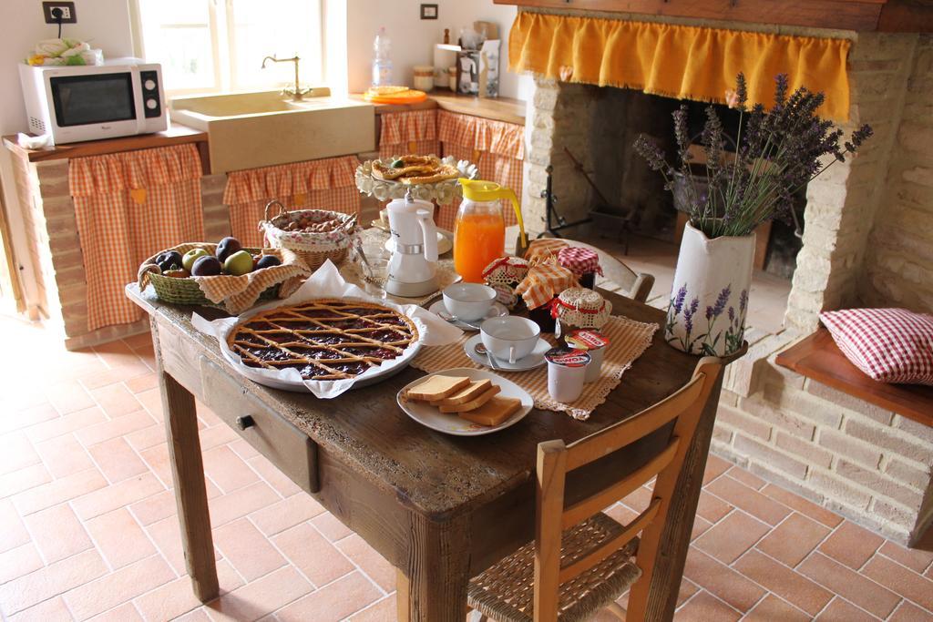 B&B Il Poggetto Serra Sant'Abbondio ภายนอก รูปภาพ