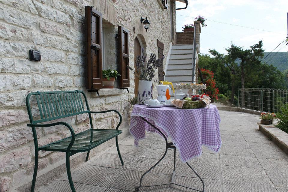 B&B Il Poggetto Serra Sant'Abbondio ภายนอก รูปภาพ